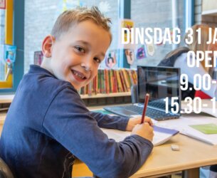 dinsdag 31 januari Open huis 9.00-11.00, 15.30-17.00 u